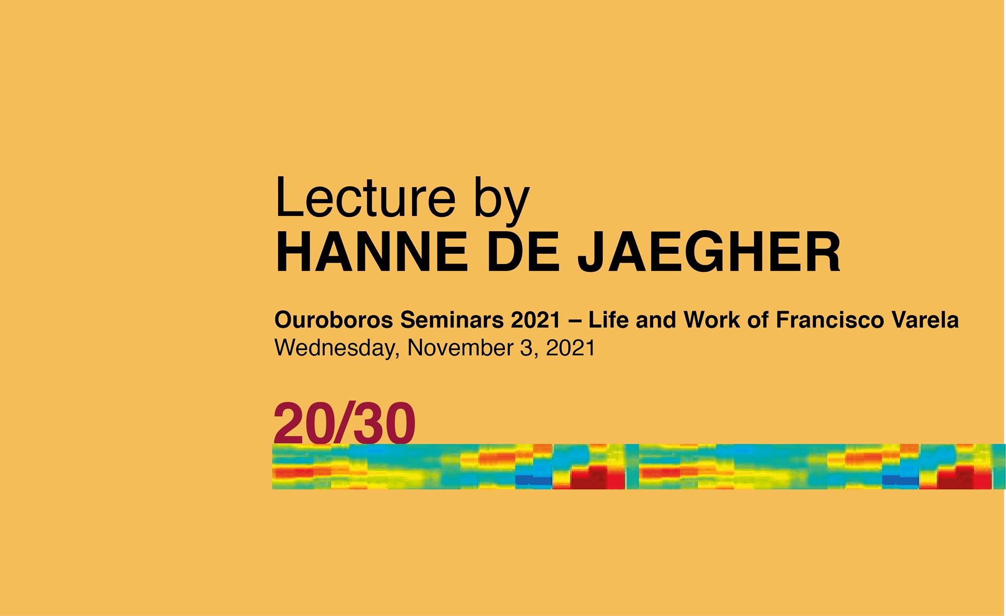 Lecture by Hanne de Jaegher