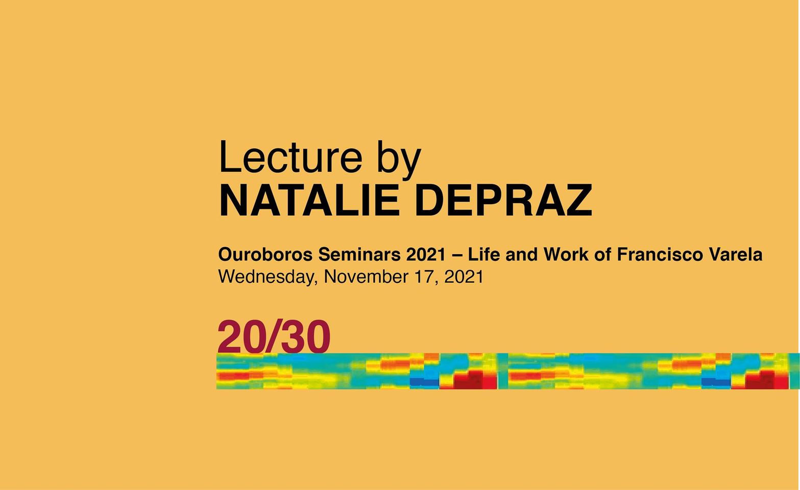 Lecture by Natalie Depraz